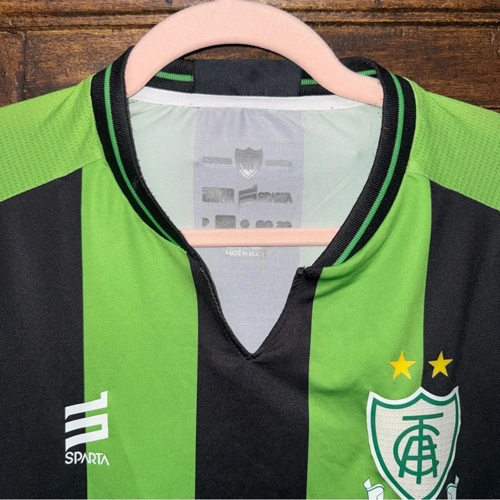 ⚽ América Mineiro Green & Black Soccer Jersey | Sparta | Size M | Brazil - Picture 5 of 5